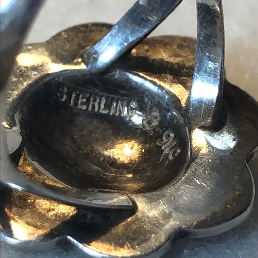 Silver Flower Ring - image 5